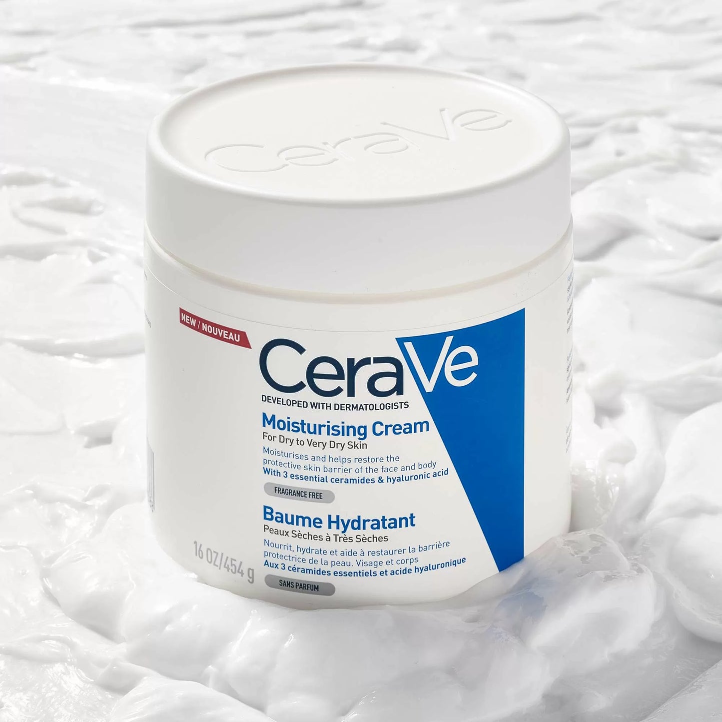 Cerave Moisturizing Cream Baume Hydratant 454g